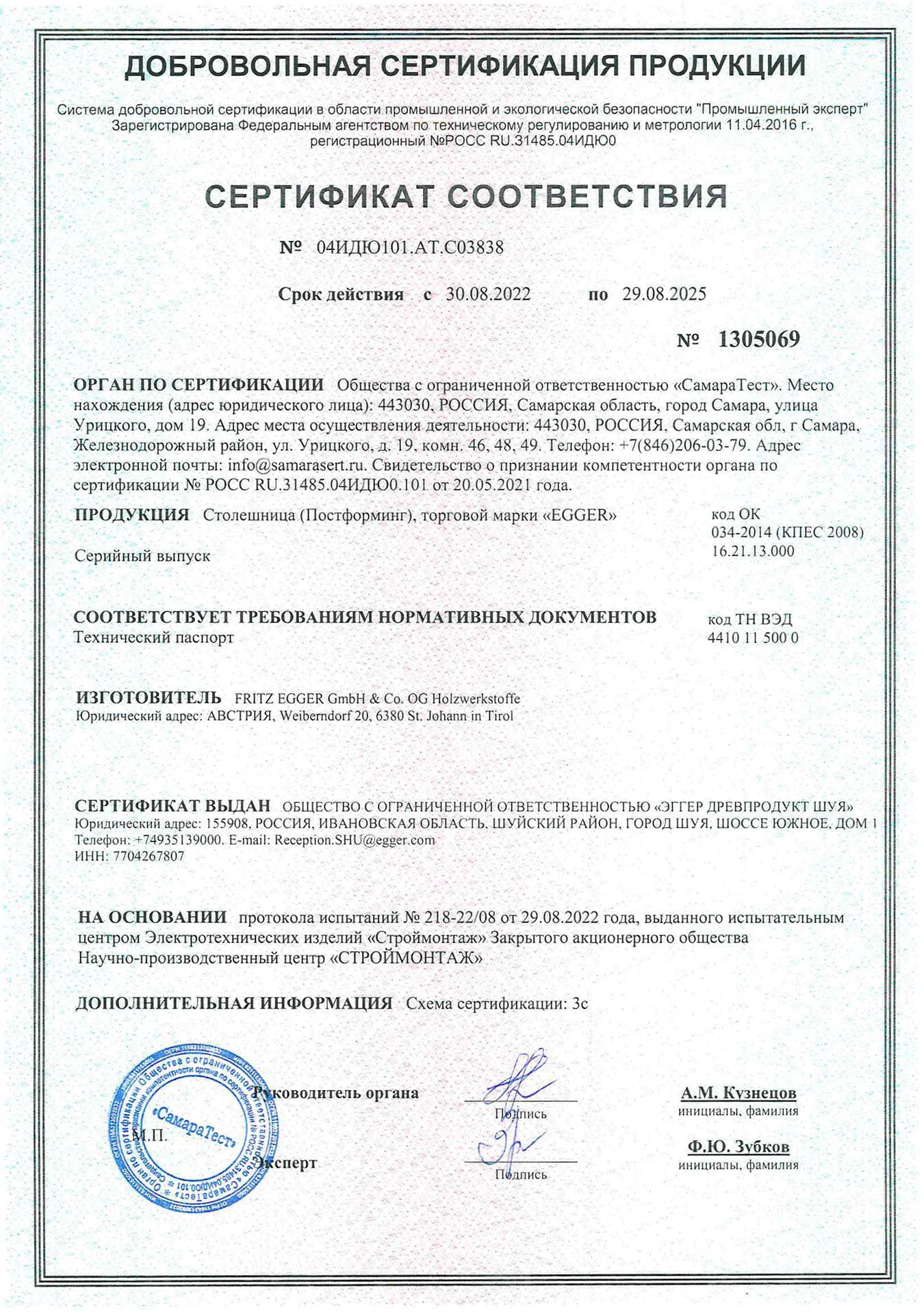 Сертификаты