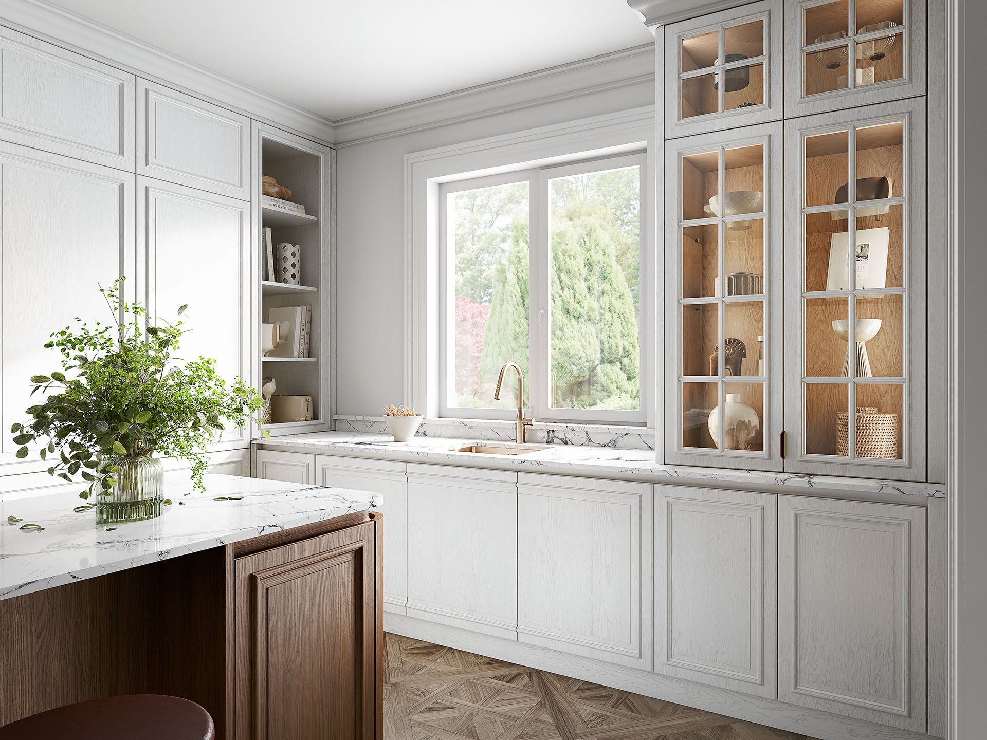 Кухня Лианга – классическая неоклассика.