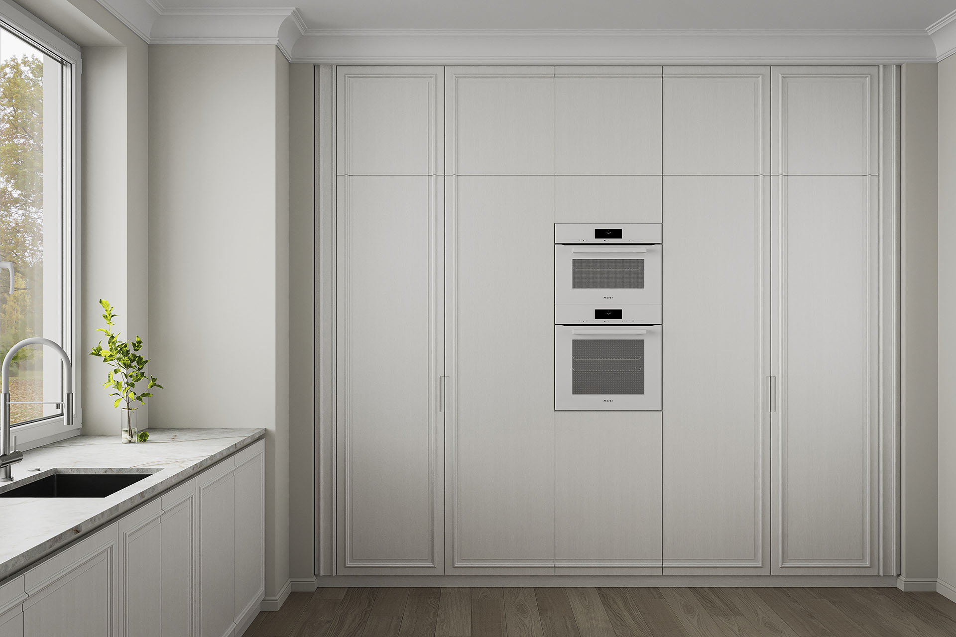 Кухня Лианга – классическая неоклассика.