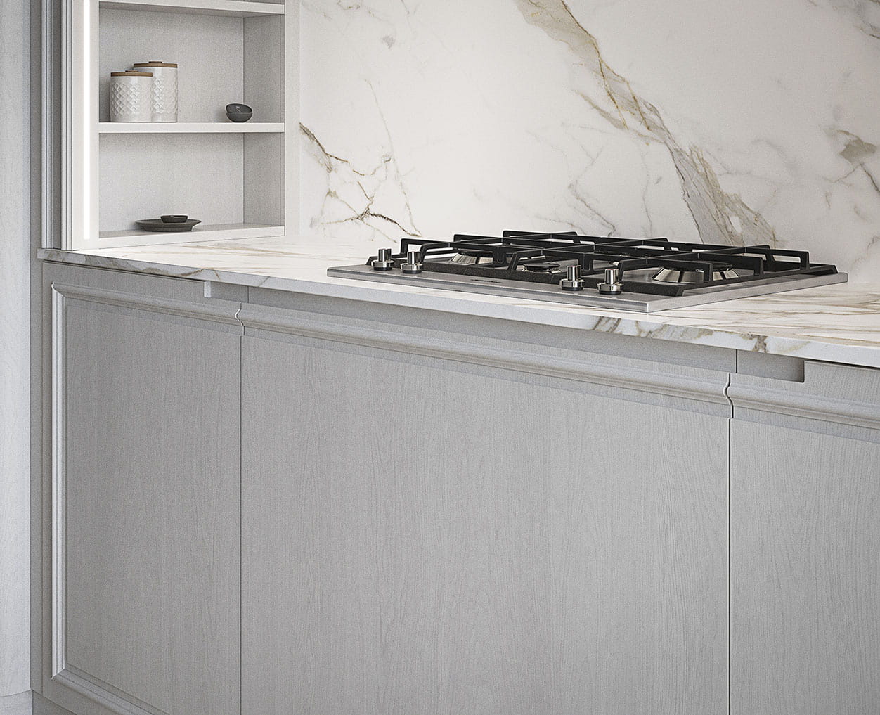 Кухня Лианга – классическая неоклассика.