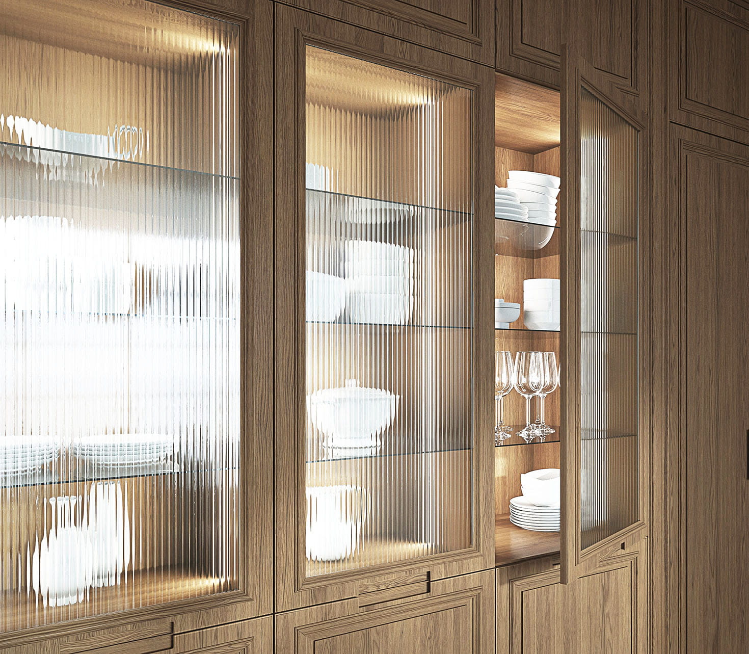 Кухня Лианга – классическая неоклассика.