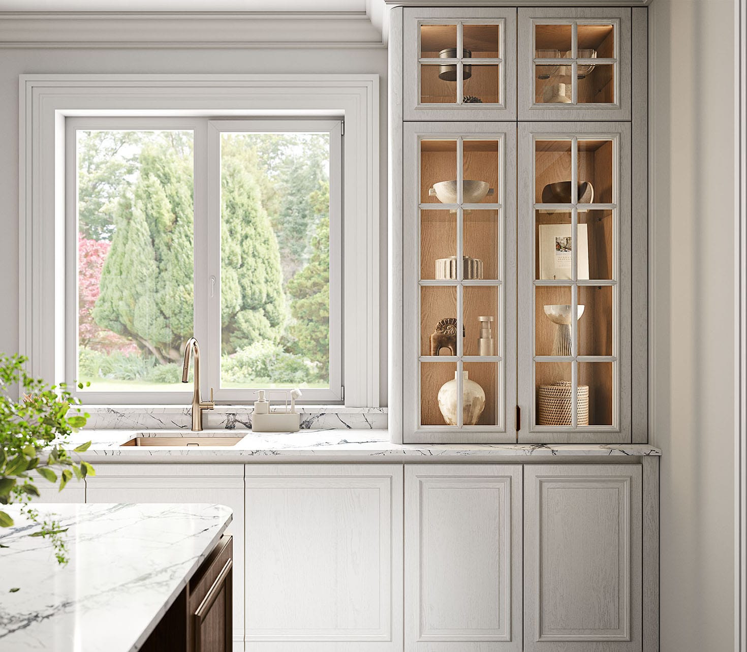 Кухня Лианга – классическая неоклассика.