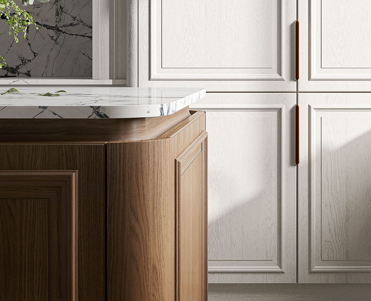 Кухня Лианга – классическая неоклассика.